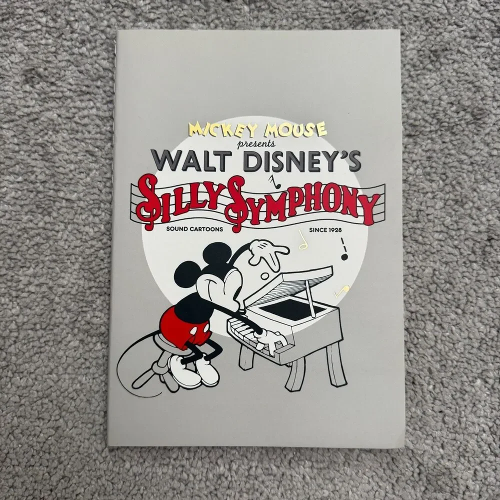 Disney Miniso Mickey Mouse Silly Symphony Pocket Mini Notebook Lined Journal